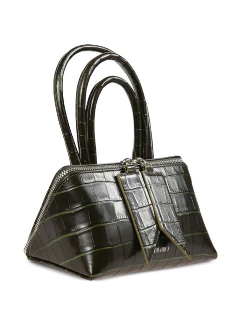The Attico mini Friday crocodile-effect handbag - Green