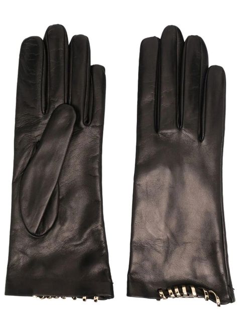 Lanvin Melodie leather gloves - Black - zdjęcie produktu nr 1