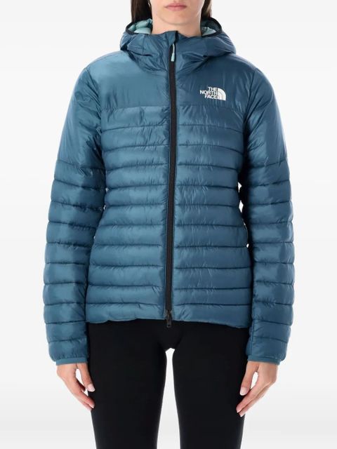 The North Face hooded quilted jacket - Blue - zdjęcie produktu nr 1