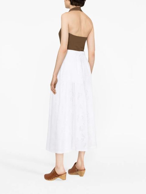 Chloé x ERES Paloma broderie-anglaise skirt - White