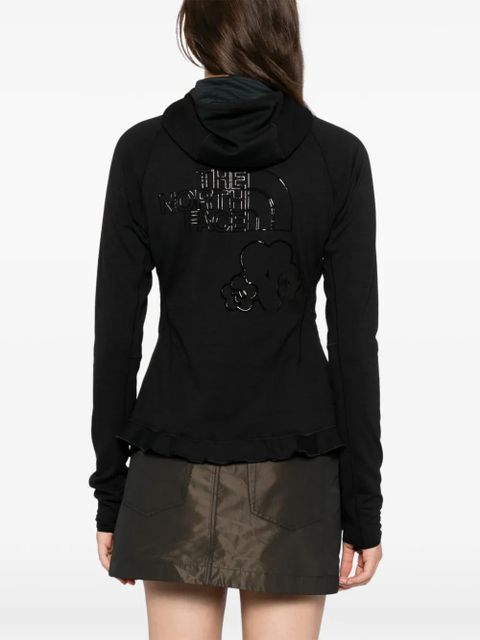 Cecilie Bahnsen ruffled zip top - Black