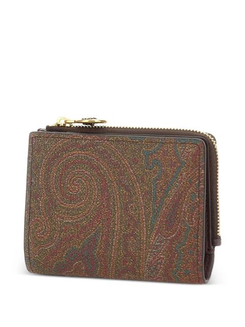 ETRO paisley-print wallet - Brown