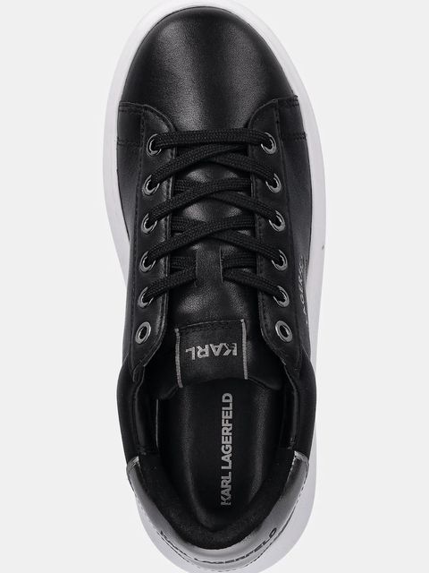 Karl Lagerfeld sneakersy skórzane KAPRI kolor czarny KL62538K