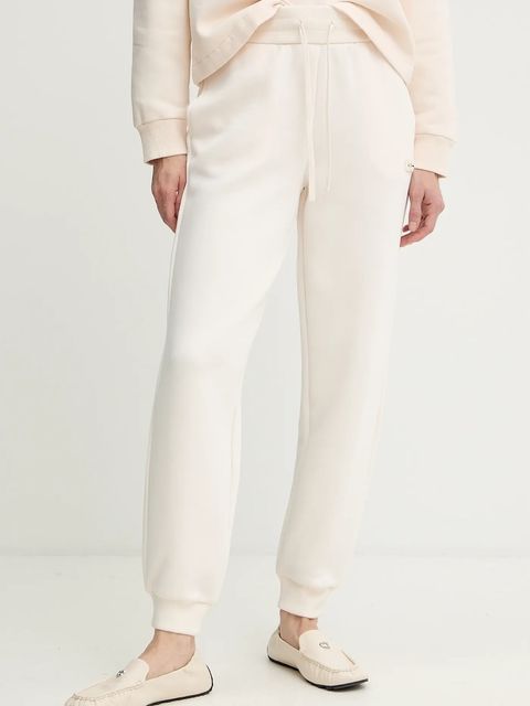 Armani Exchange spodnie dresowe kolor beżowy gładkie XW001287 AF16134 - zdjęcie produktu nr 1