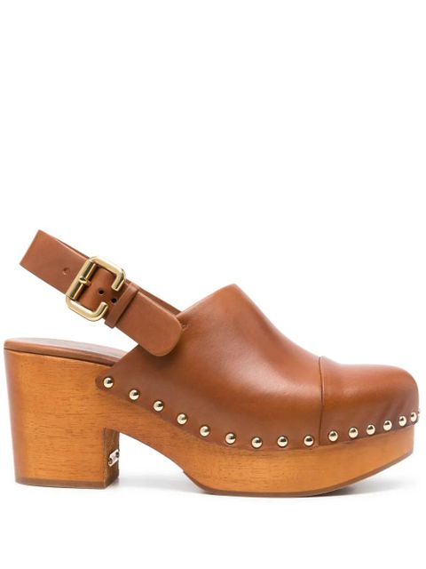 Chloé 65mm Jeanette clogs - Brown - zdjęcie produktu nr 1