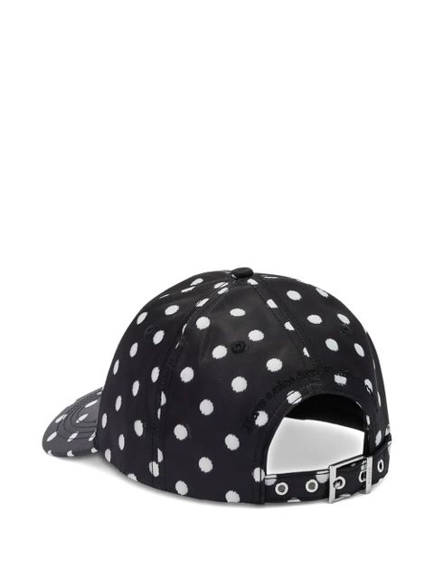 GANNI polka-dot baseball cap - Black - zdjęcie produktu nr 2