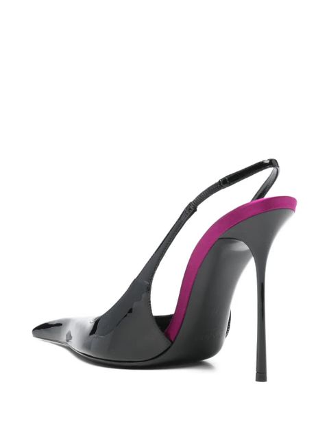 Saint Laurent 110mm Amalia pointed-toe pumps - Black - zdjęcie produktu nr 2