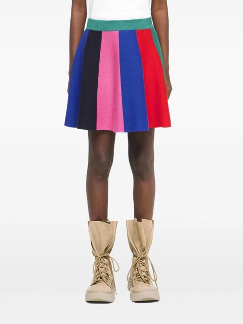 JW Anderson striped mini skirt - Green