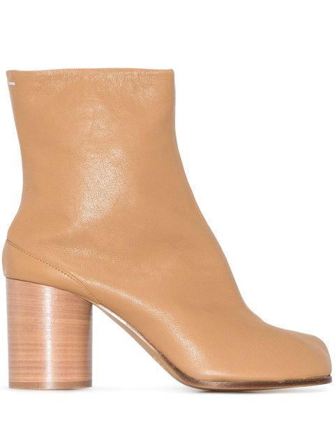 Maison Margiela Tabi 80mm leather ankle boots - Brown - zdjęcie produktu nr 1