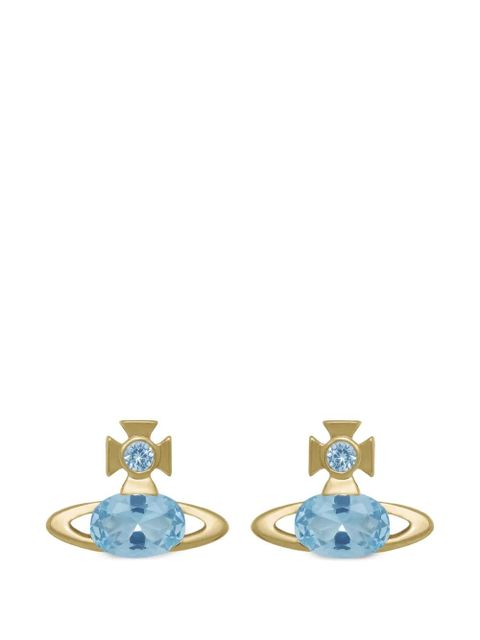 Vivienne Westwood Allie crystal-embellished earrings - Gold - zdjęcie produktu nr 1