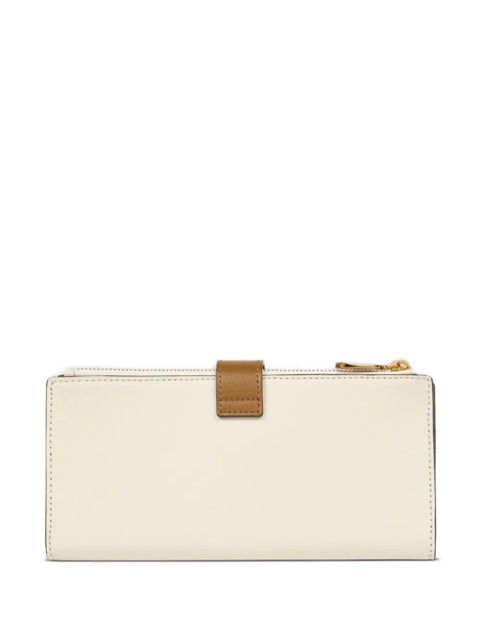 ETRO Pegaso-motif leather wallet - White