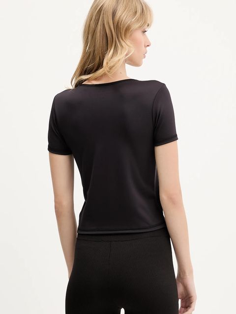 Guess Jeans t-shirt damski kolor czarny W5BP56 K1092 - zdjęcie produktu nr 2