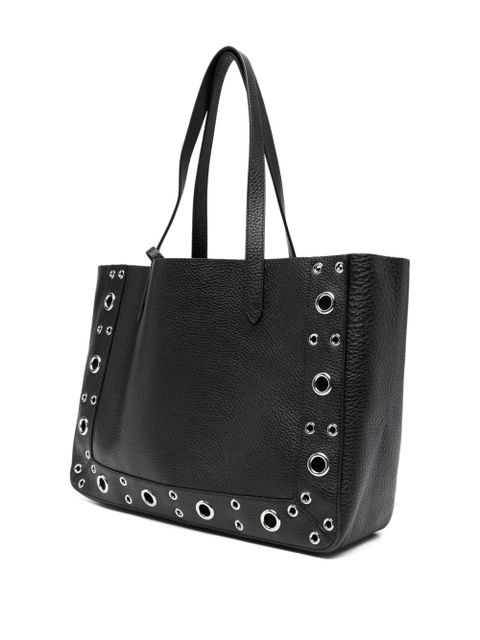 Valentino Garavani studded leather tote bag - Black