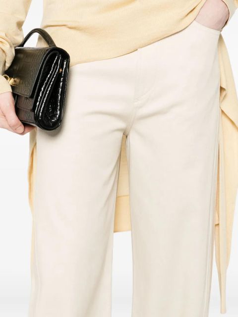 TOTEME organic cotton trousers - Neutrals