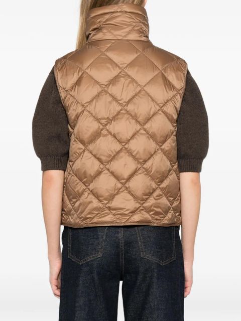 Max Mara quilted zip waistcoat - Brown - zdjęcie produktu nr 2