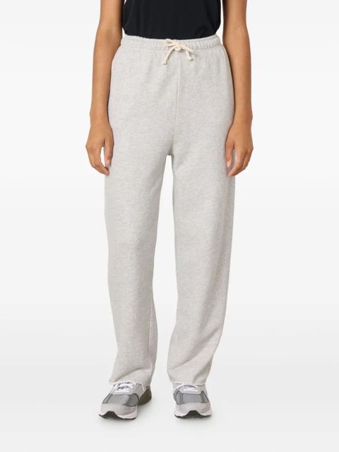 American Vintage Kodytown drawstring raw-cut track pants - Grey