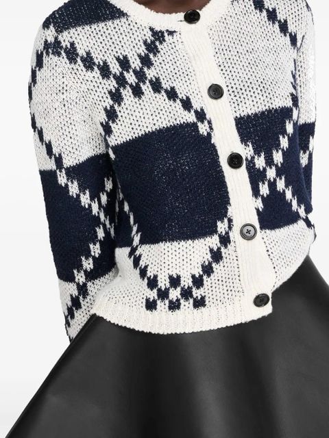 JW Anderson Fairisle cardigan - White