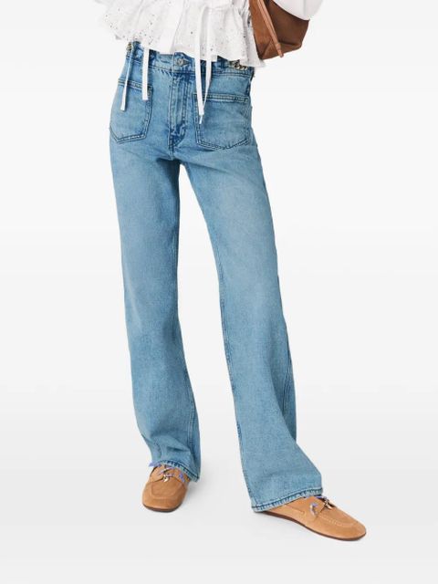 Maje flared jeans - Blue