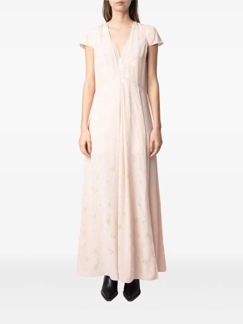Zadig&Voltaire Ravir silk maxi dress - Neutrals