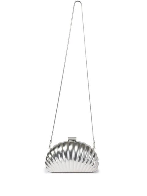 Simkhai Monet shell-motif clutch bag - Silver - zdjęcie produktu nr 1