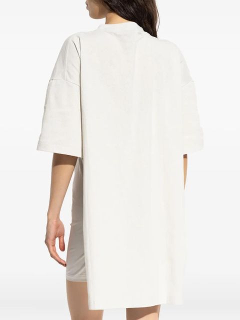 Balenciaga short-sleeve T-shirt mini dress - Neutrals