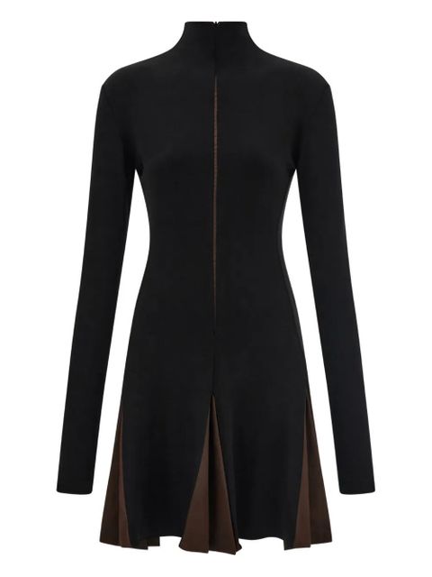 Ferragamo high-neck mini dress - Black