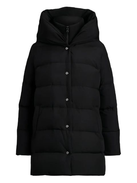 Lauren Ralph Lauren hooded press-stud fastening coat - Black - zdjęcie produktu nr 1