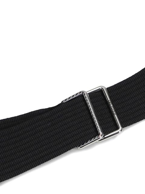 The Attico engraved logo buckle belt - Black - zdjęcie produktu nr 2