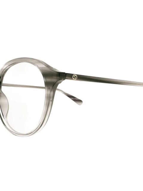 Gucci Eyewear round-frame glasses - Brown