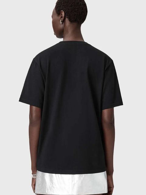 AllSaints t-shirt bawełniany damski kolor czarny W145JD