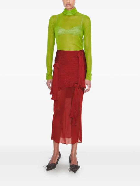 Tory Burch turtleneck polo - Green - zdjęcie produktu nr 2