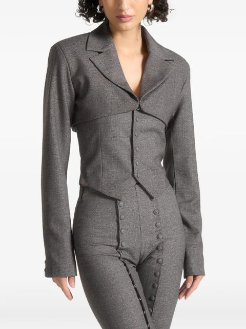 Manière De Voir Lise vest and jacket - Grey