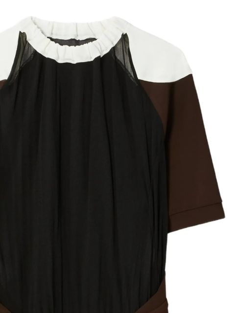 Tory Burch colour-block midi dress - Black - zdjęcie produktu nr 2