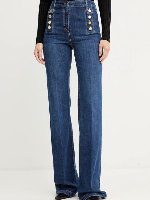 Elisabetta Franchi jeansy damskie high waist PJ02D56E2 - zdjęcie produktu nr 1