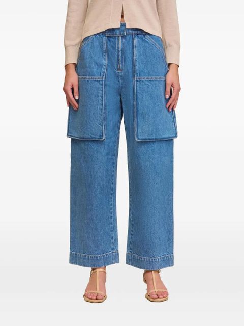 Cult Gaia cotton jeans - Blue - zdjęcie produktu nr 1