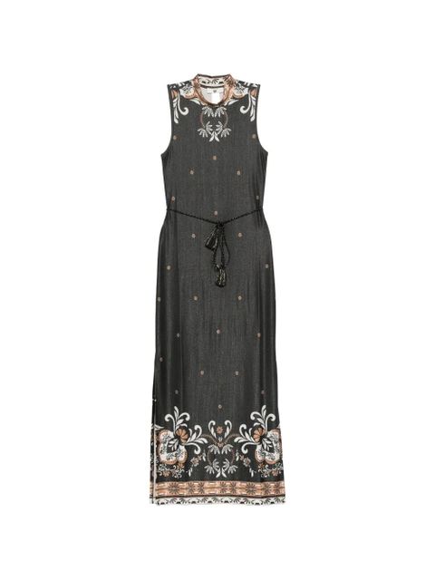 TWINSET floral print beaded dress - Black - zdjęcie produktu nr 1