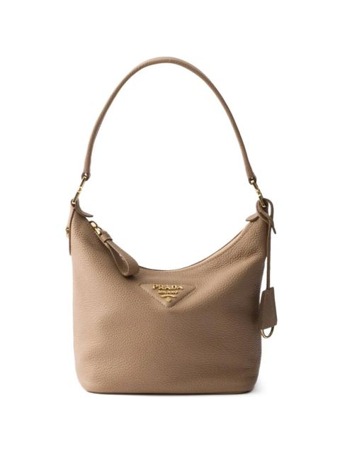 Prada leather shoulder bag - Neutrals - zdjęcie produktu nr 2