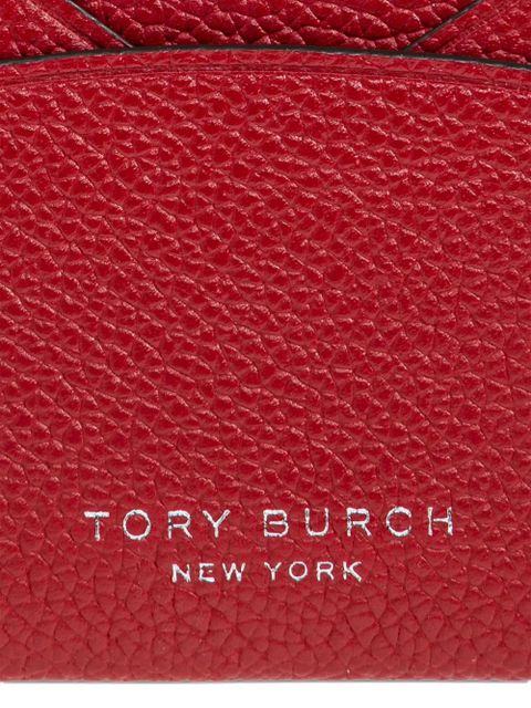 Tory Burch Romy leather card holder - Red