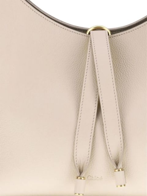 Chloé small Marcie leather buckle-detail shoulder bag - Neutrals