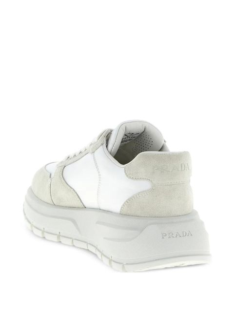 Prada Prax 01 metal-triangle sneakers - White