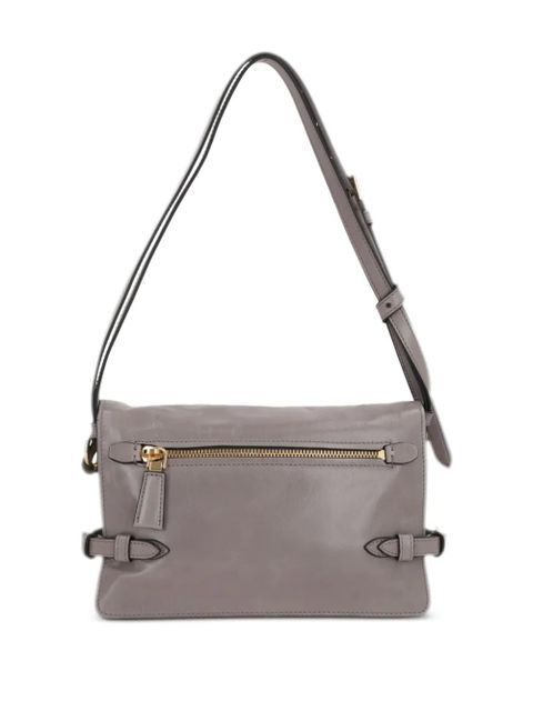 Prada leather shoulder bag - Grey - zdjęcie produktu nr 2