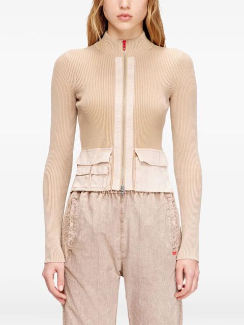 Diesel M-Melissa cardigan - Neutrals