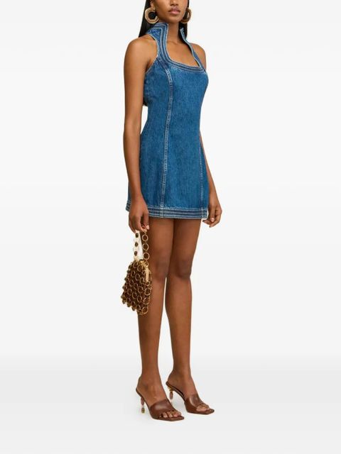 Cult Gaia Azura zip-up mini dress - Blue - zdjęcie produktu nr 2