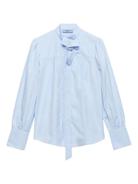 Prada poplin shirt - Blue - zdjęcie produktu nr 1