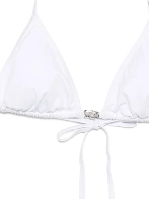 Diesel Elettra-Dnm tie bikini top - White