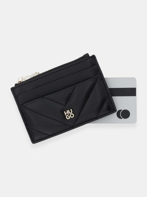 HUGO portfel Chris 2.0 QU_Card Z damski kolor czarny 50557981 - zdjęcie produktu nr 2