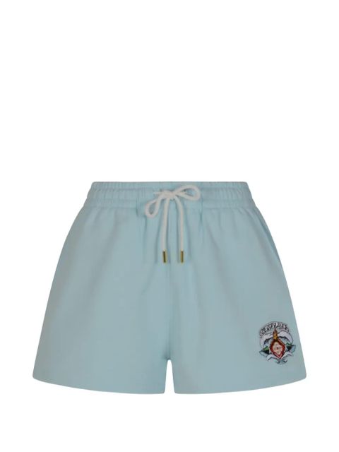 Casablanca embroidery drawstring trousers - Blue - zdjęcie produktu nr 1