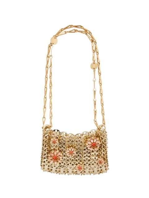 Rabanne nano 1969 crystal-embellished shoulder bag - Gold - zdjęcie produktu nr 1