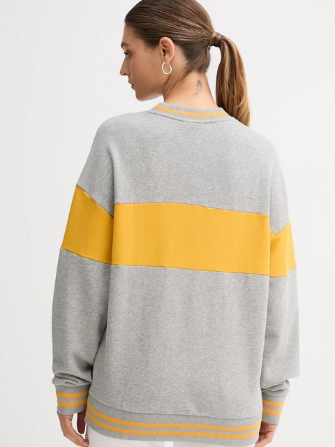 United Colors of Benetton bluza bawełniana x Stranger Things kolor szary z nadrukiem 342ZU10BA