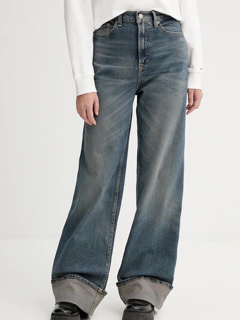 Tommy Jeans jeansy damskie kolor granatowy DW0DW22629 - zdjęcie produktu nr 1